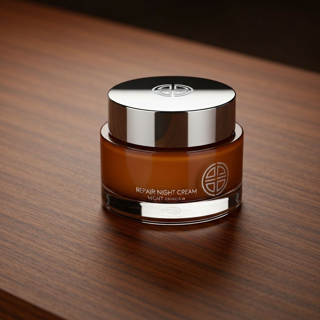 Crema nocturna reparadora en frasco